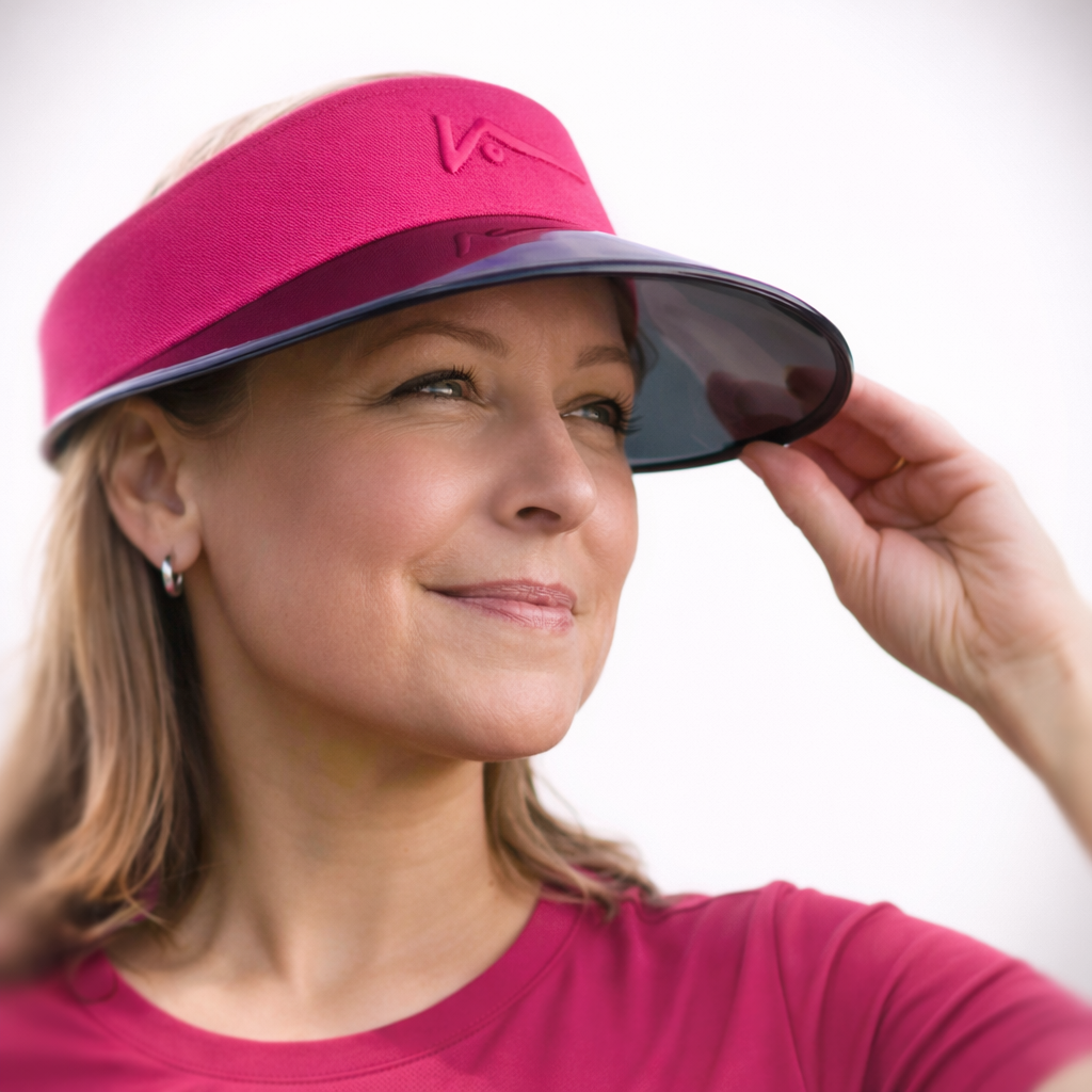 Pink Wide Brim Visor