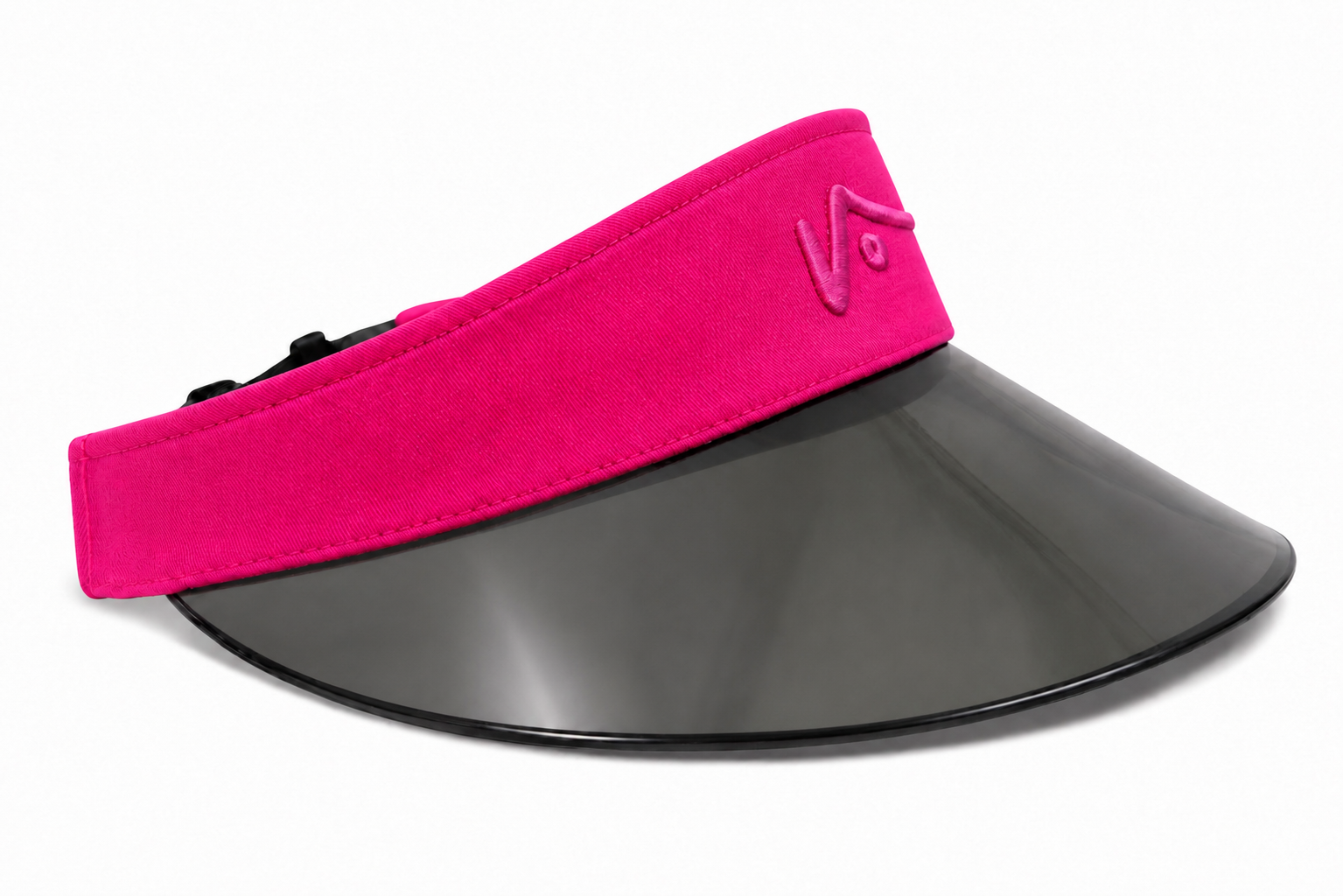 Hot Pink Wide Brim Performance Visor