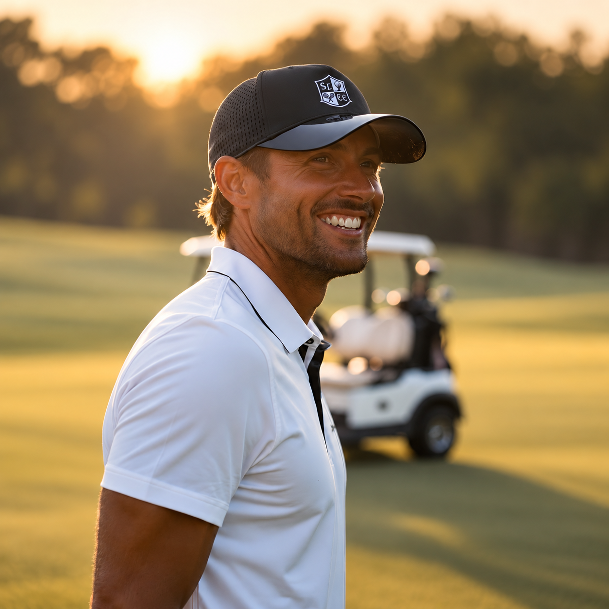 Customizable Performance Structured 6-Panel Hats