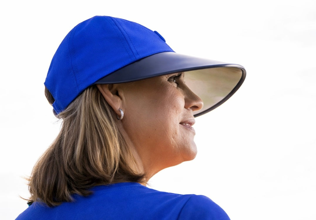 Royal Blue Wide Brim Hat