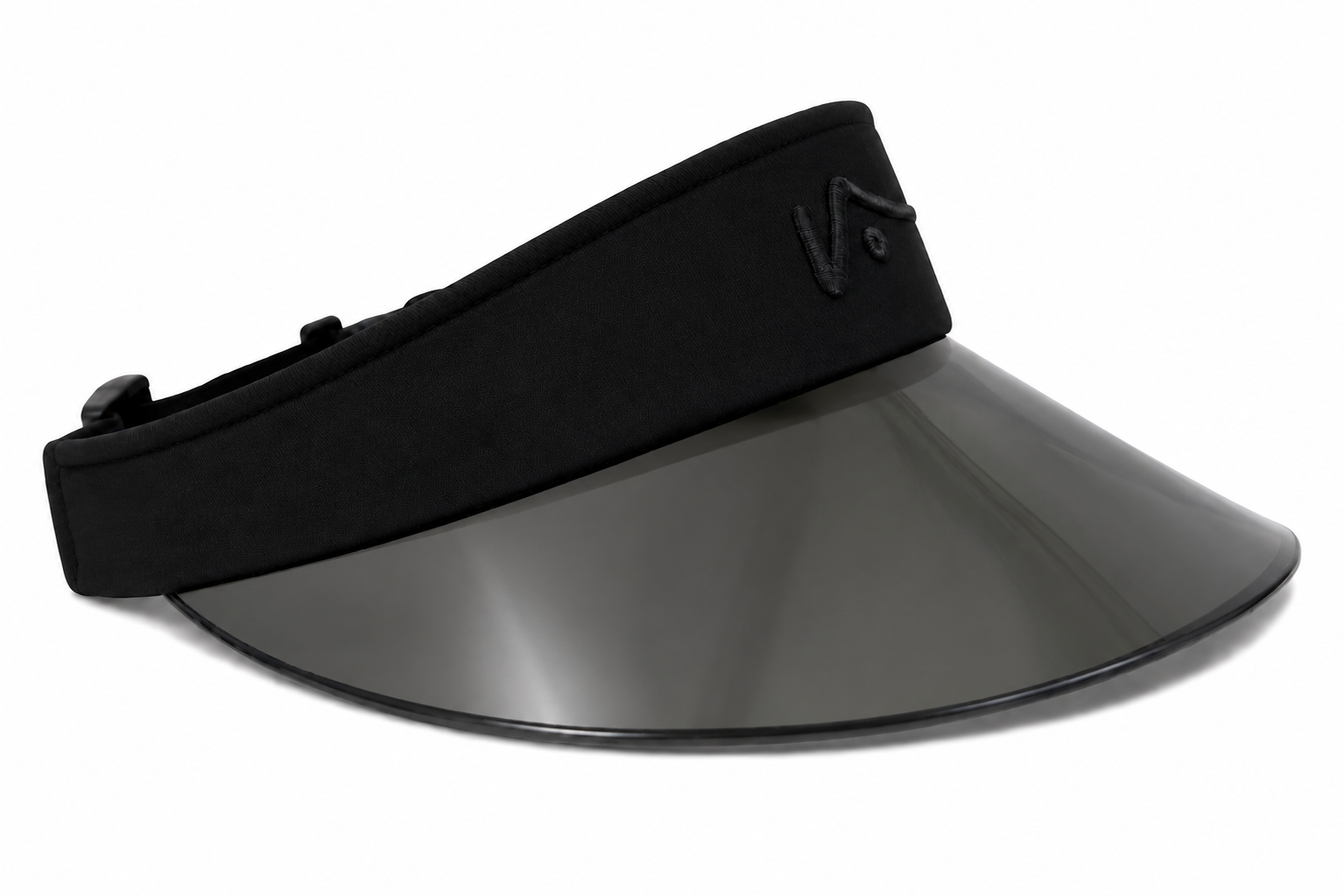 Black Wide Brim Performance Visor