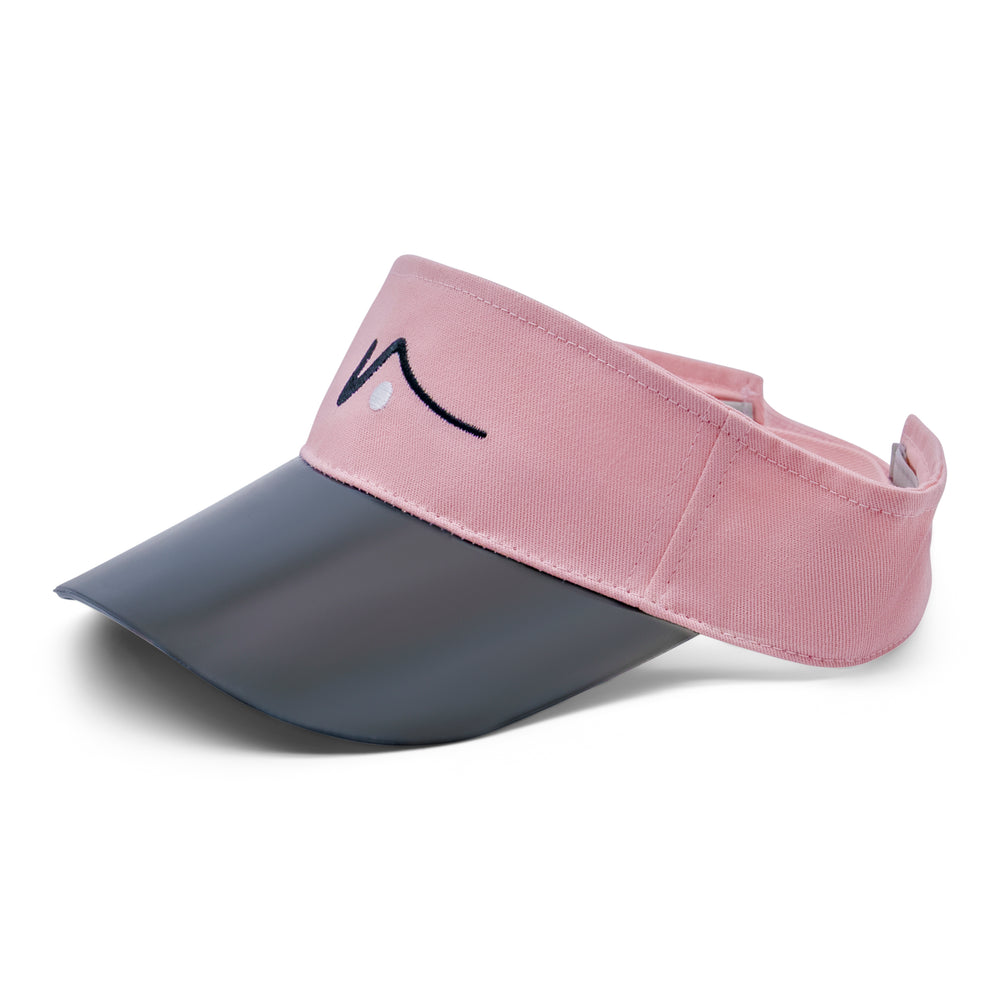 
                  
                    Light Pink Visor With Transparent UV Brim by Visto Visors
                  
                