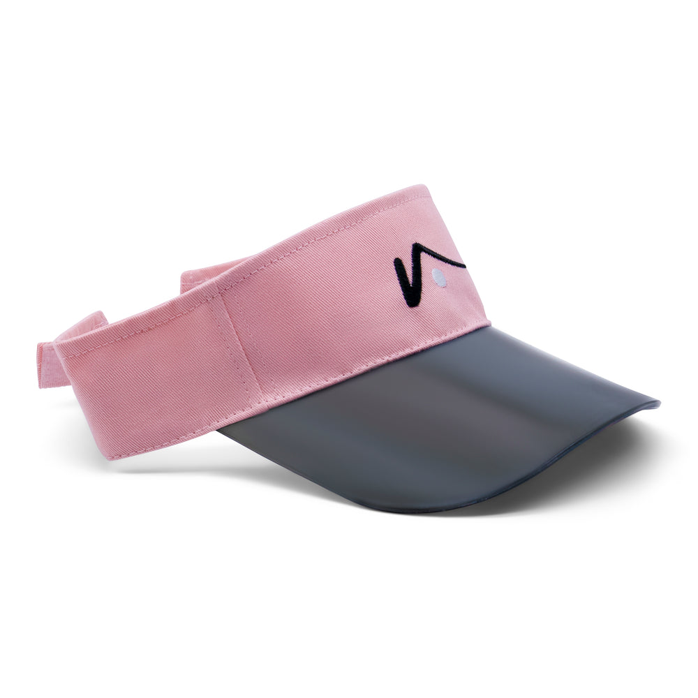 
                  
                    Light Pink Visor With Transparent UV Brim by Visto Visors
                  
                