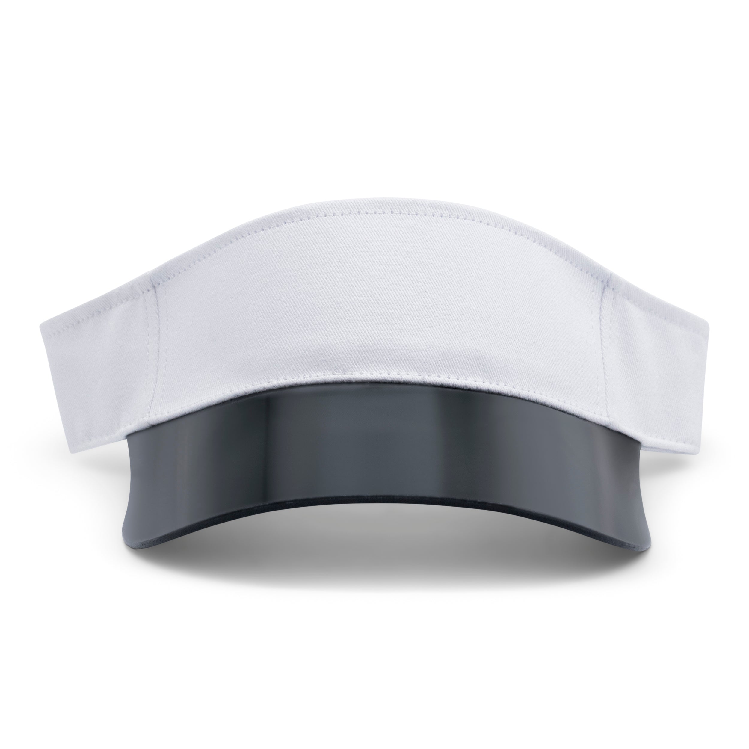 Customizable White Sports Visor