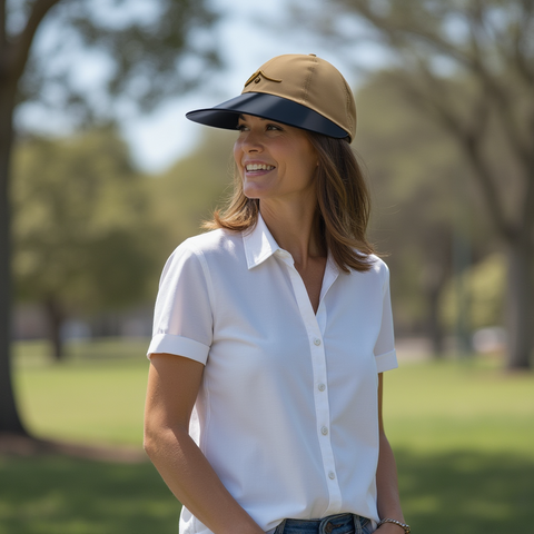 Camel Wide Brim Hat