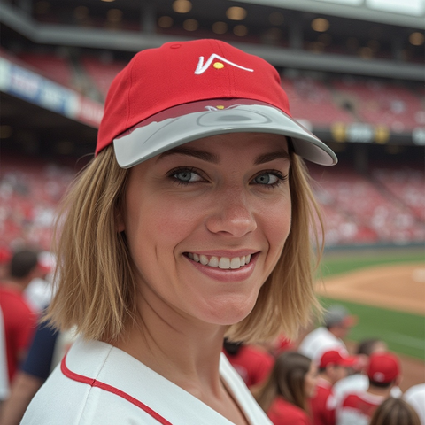 Red Sports Cap