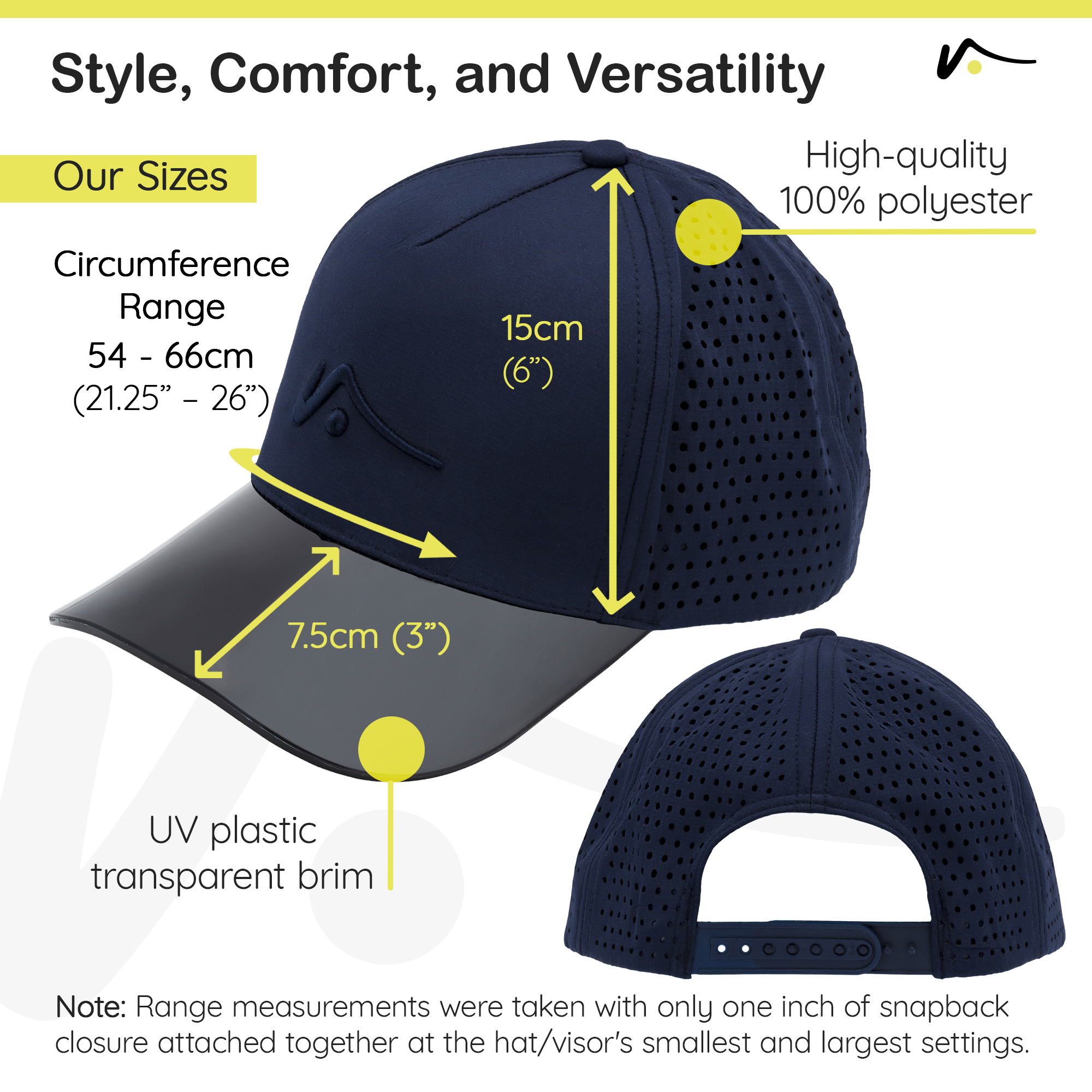 Navy Blue Trucker Style Hat