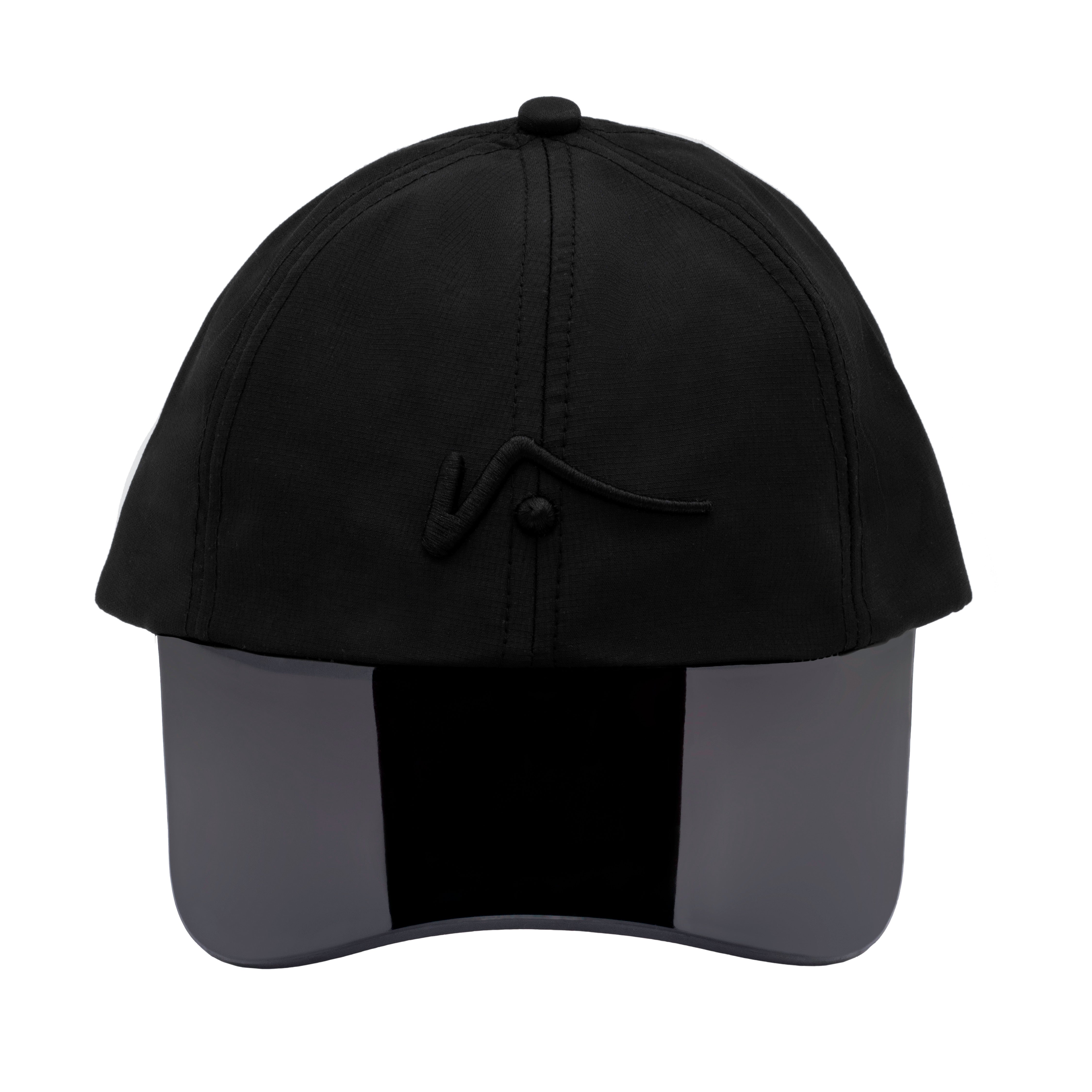 Black Poly Unstructured Hat