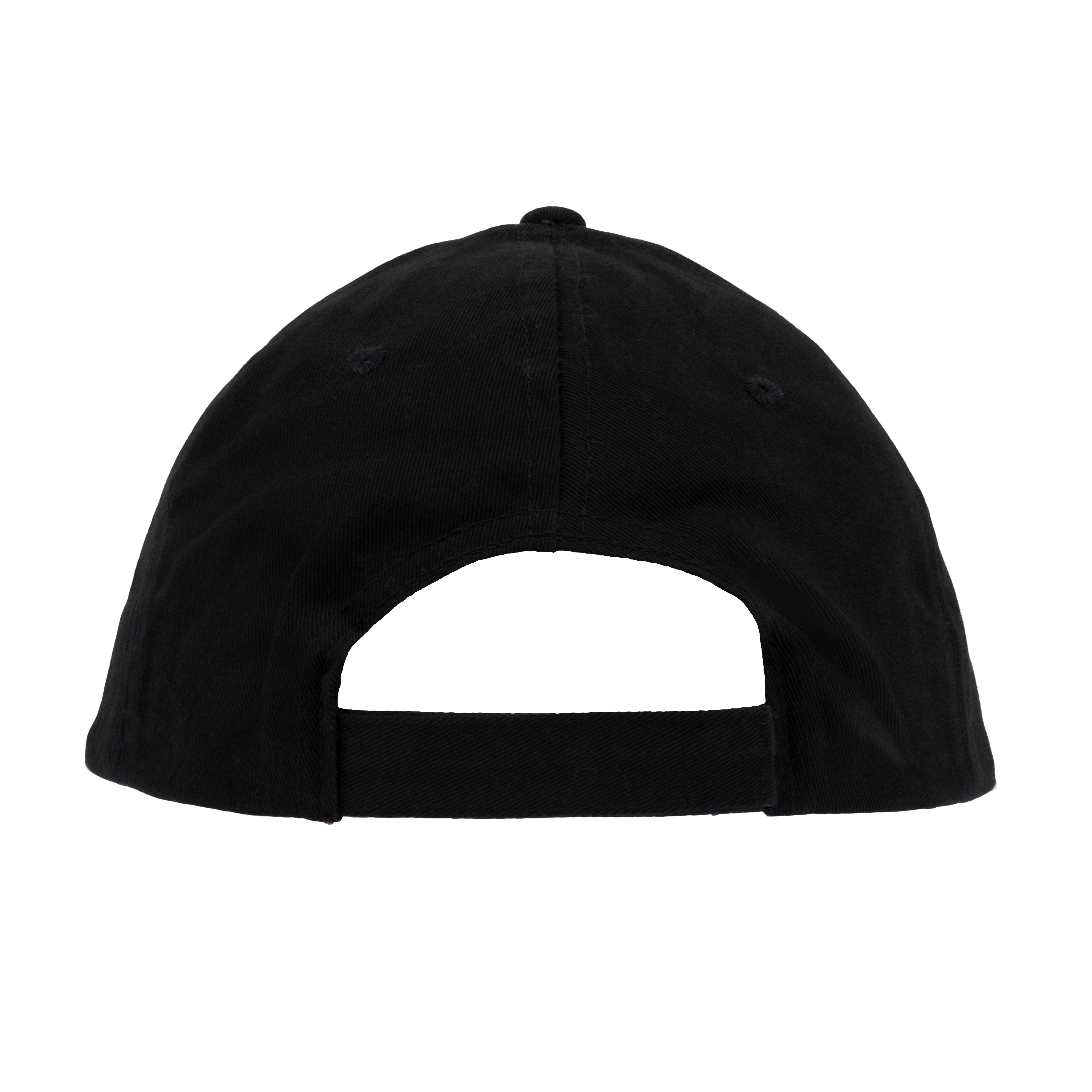 Black Structured Sports Cap