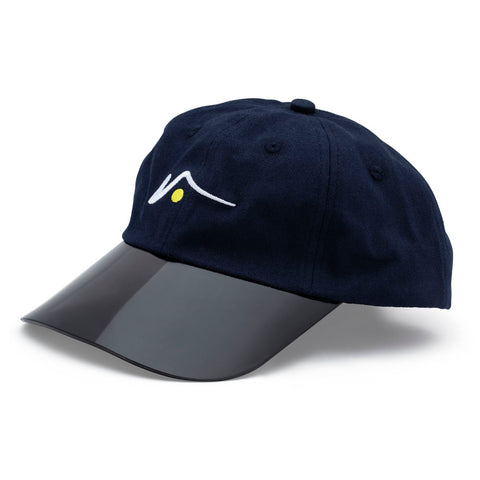 Navy Sports Cap with Transparent e UV Brim by Visto Visors