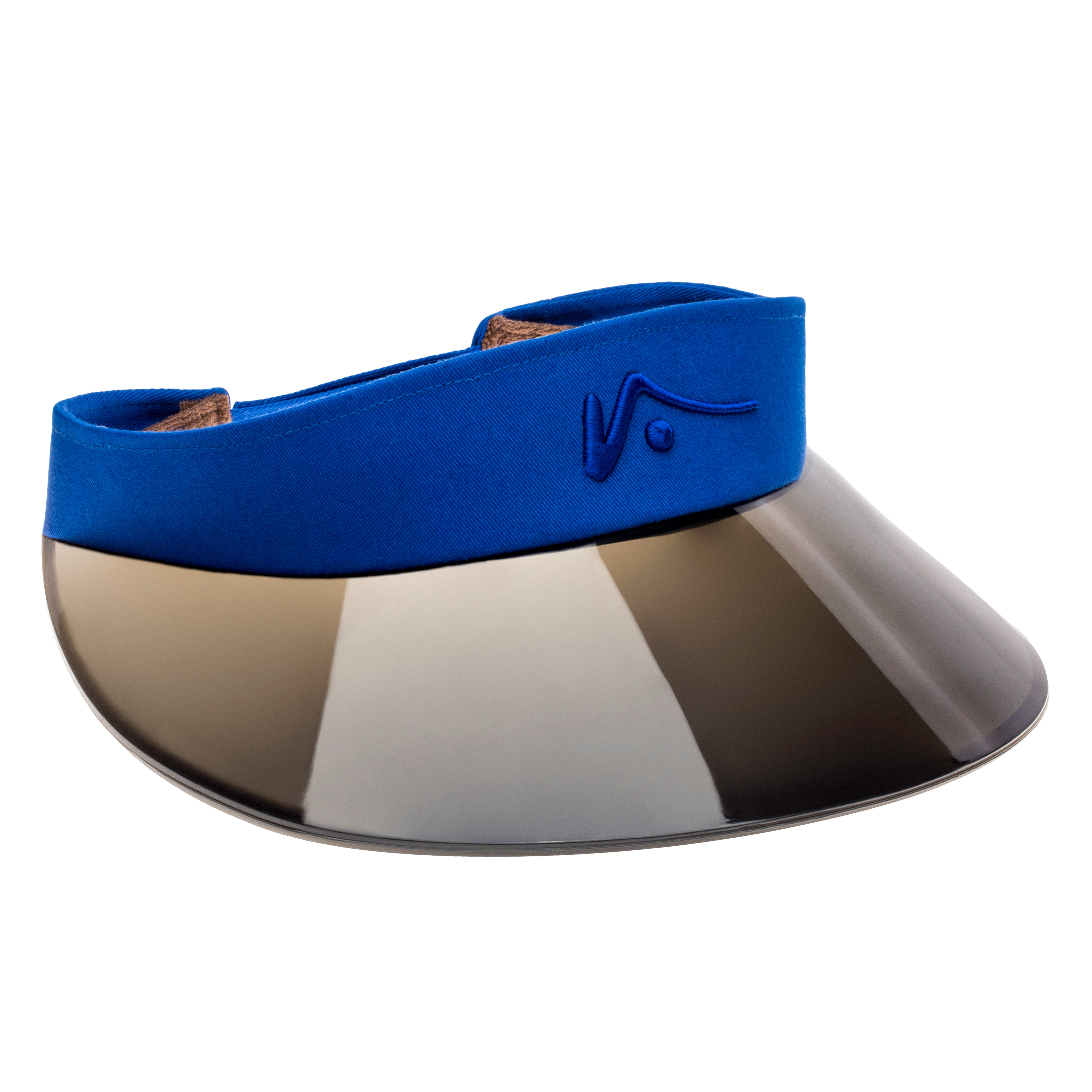 Royal Blue Wide Brim Visor