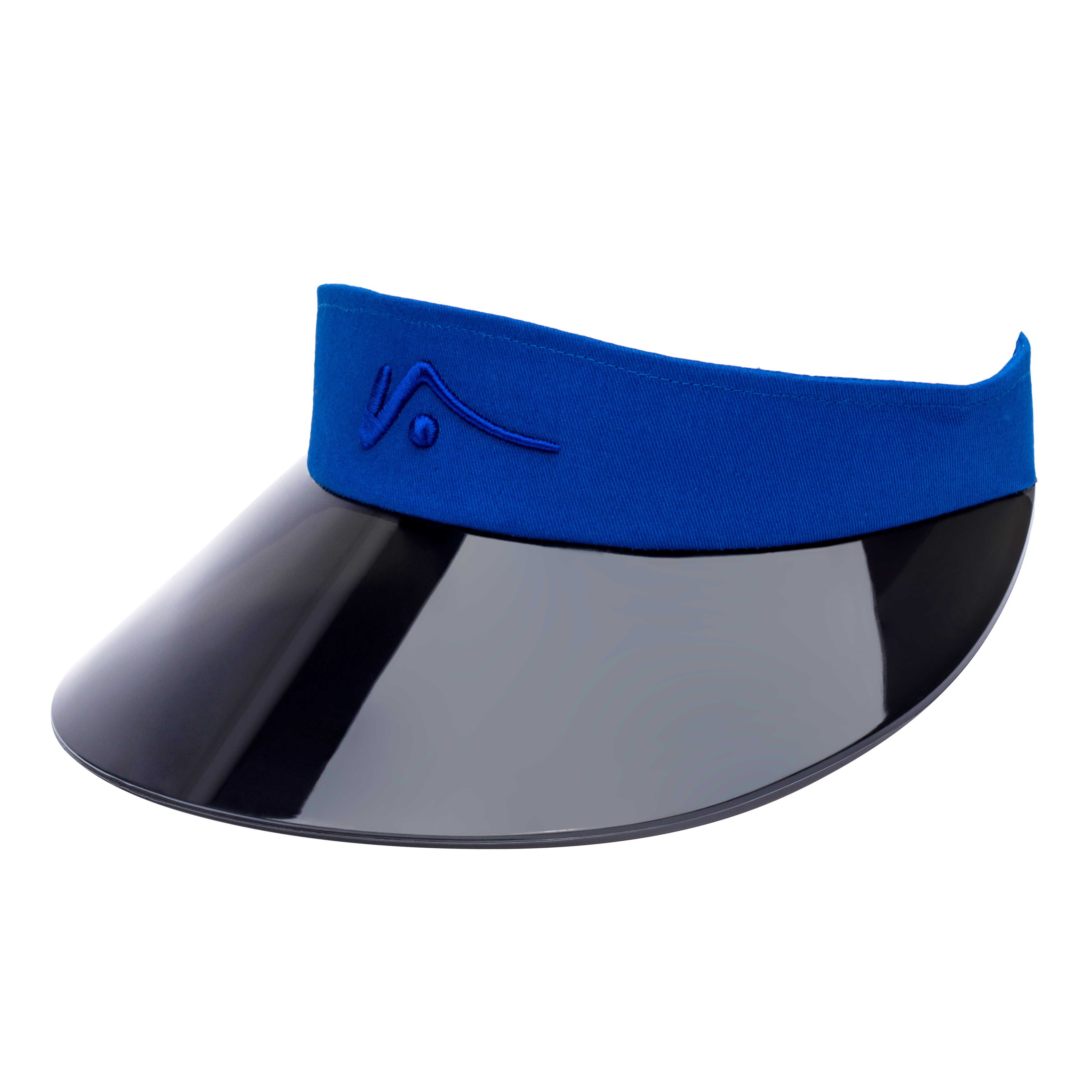 Royal Blue Wide Brim Visor