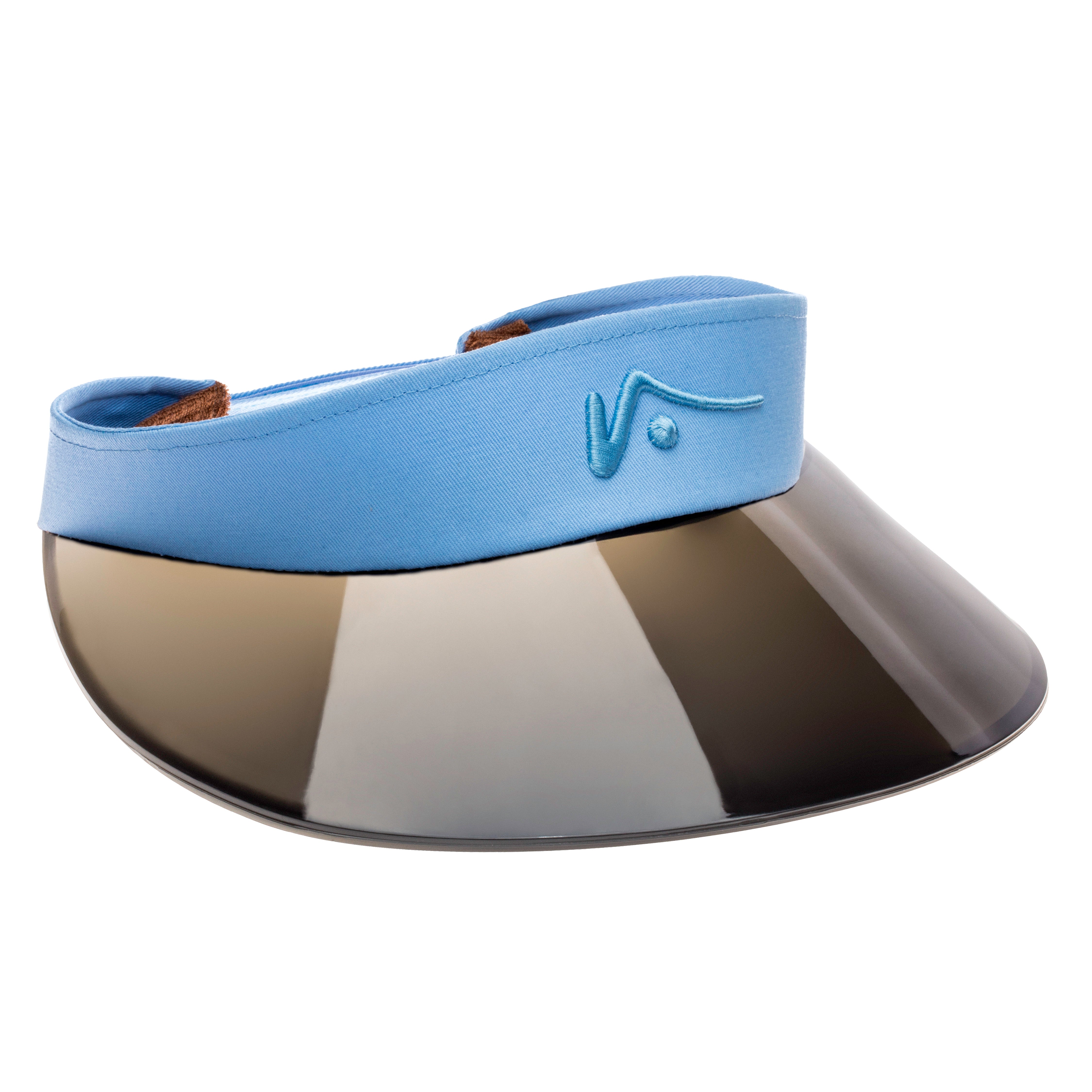 Light Blue Wide Brim Visor