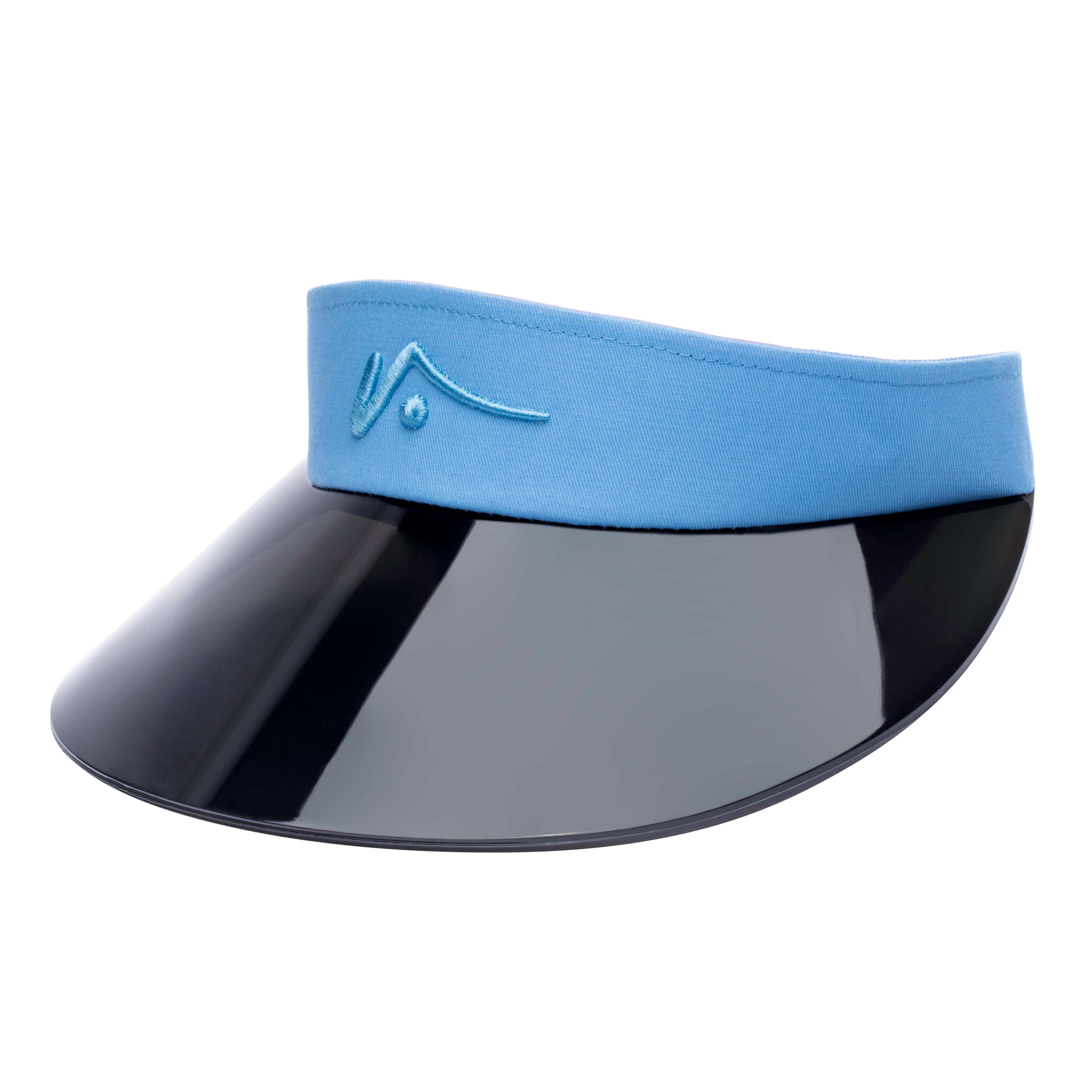 Light Blue Wide Brim Visor