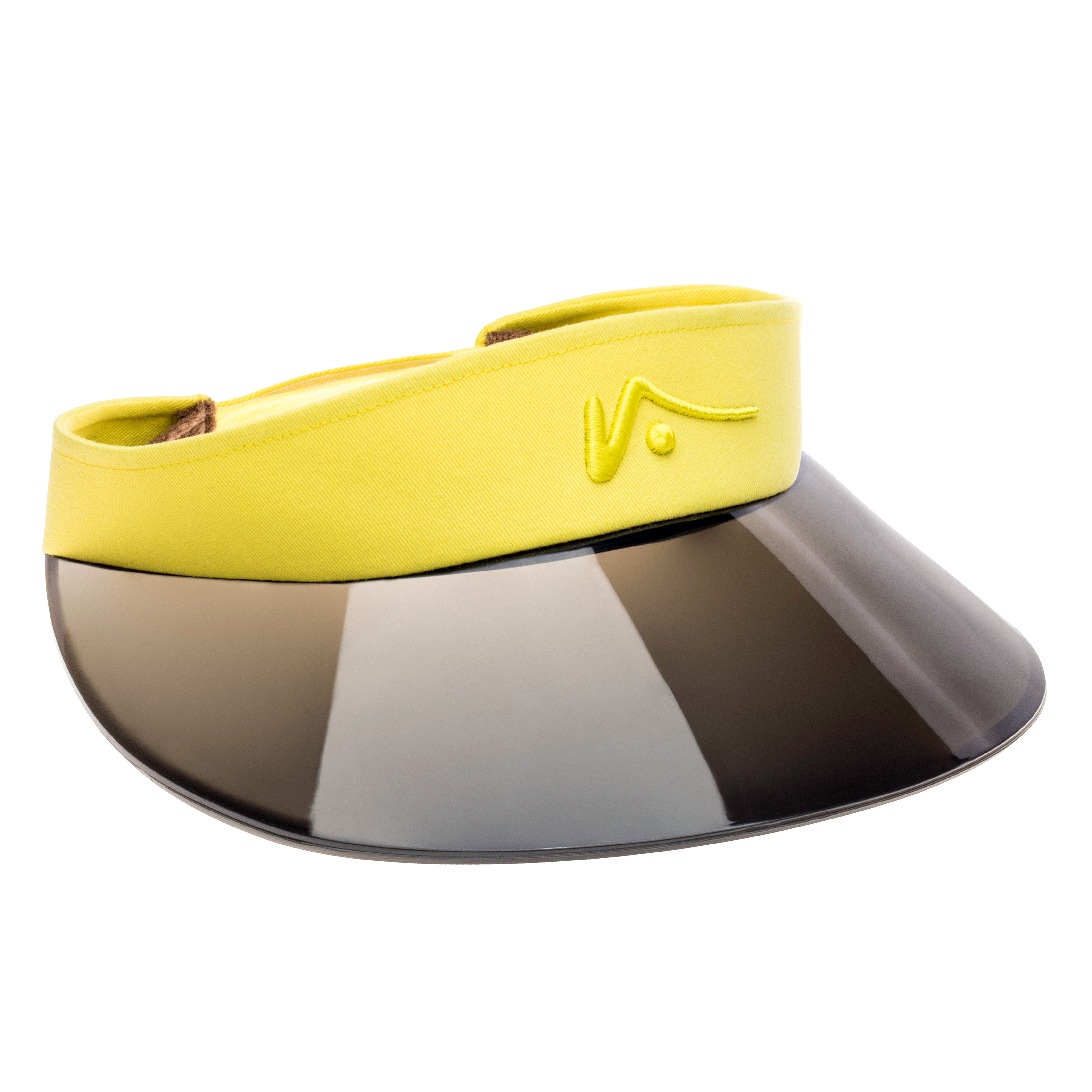 Yellow Wide Brim Visor