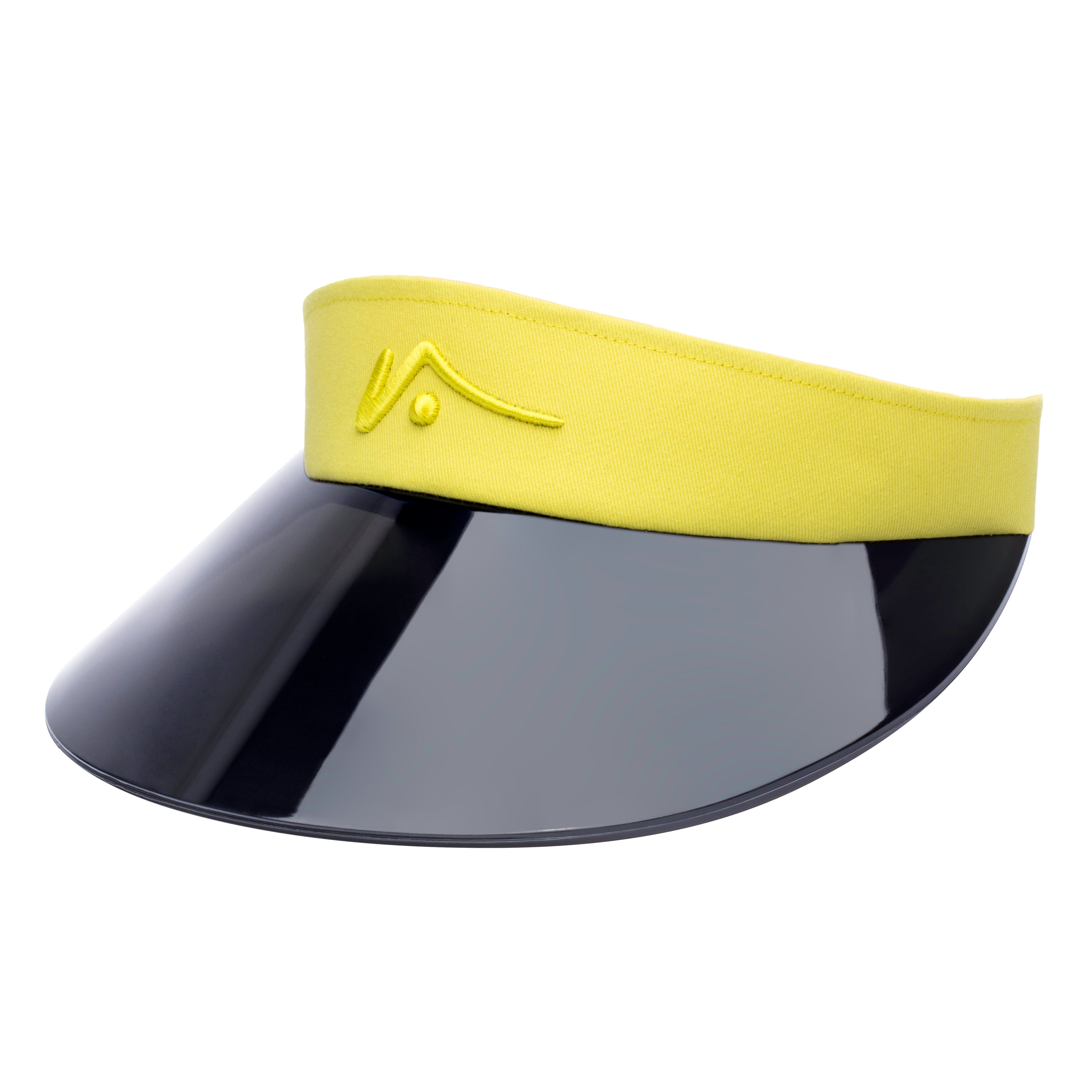 Yellow Wide Brim Visor