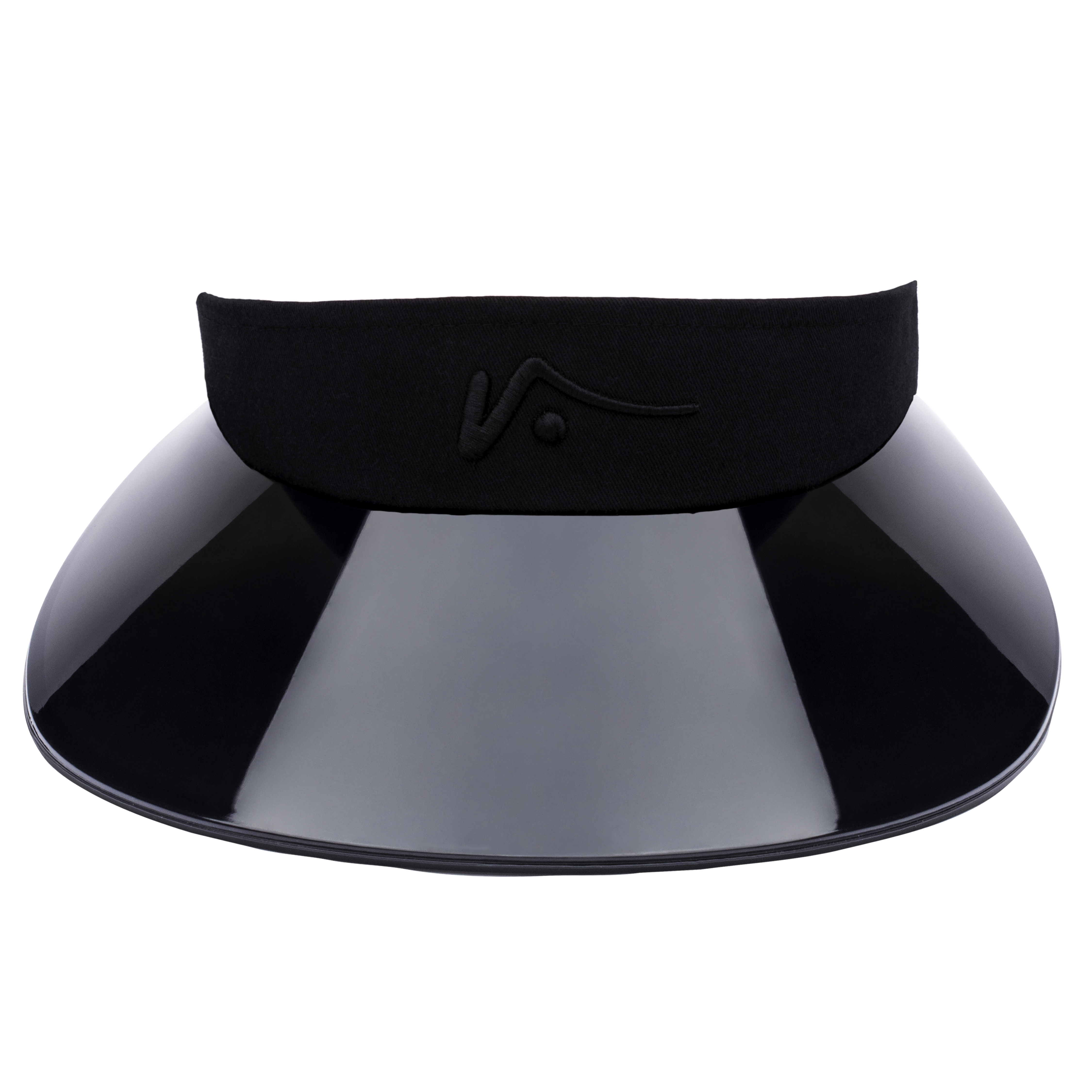 Black Wide Brim Visor