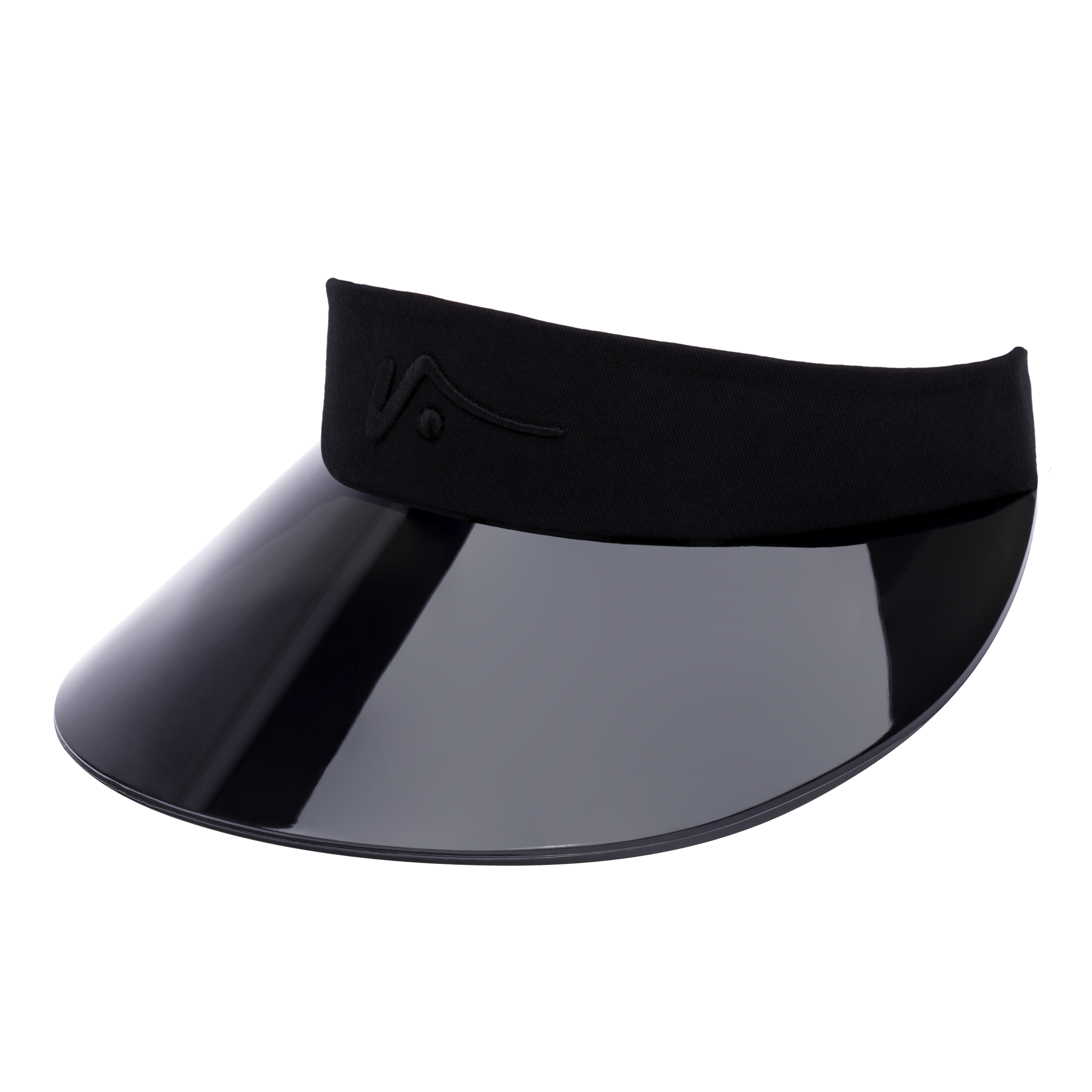 Black Wide Brim Visor