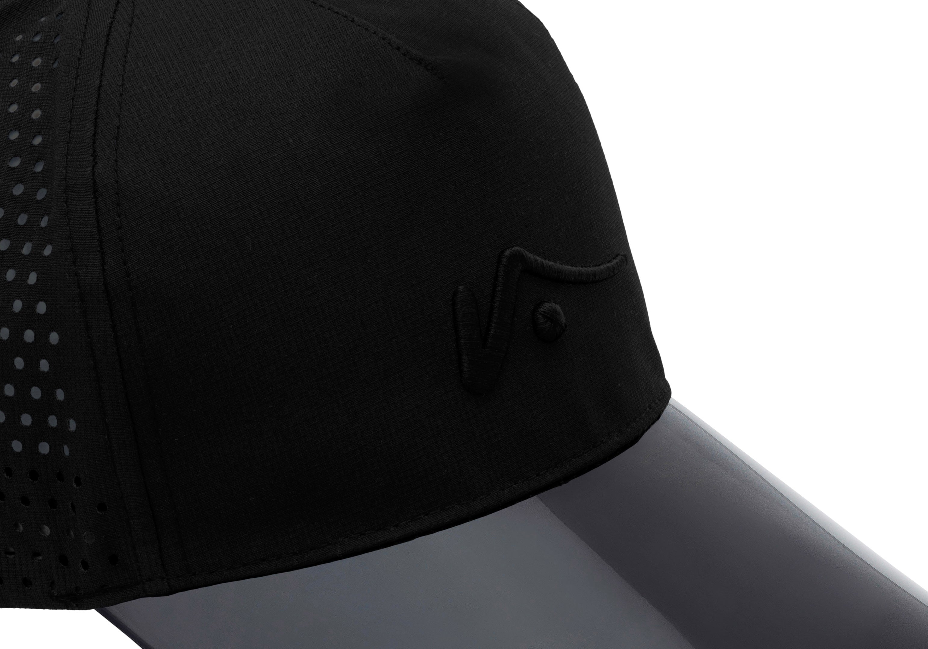 Black Trucker Style Hat