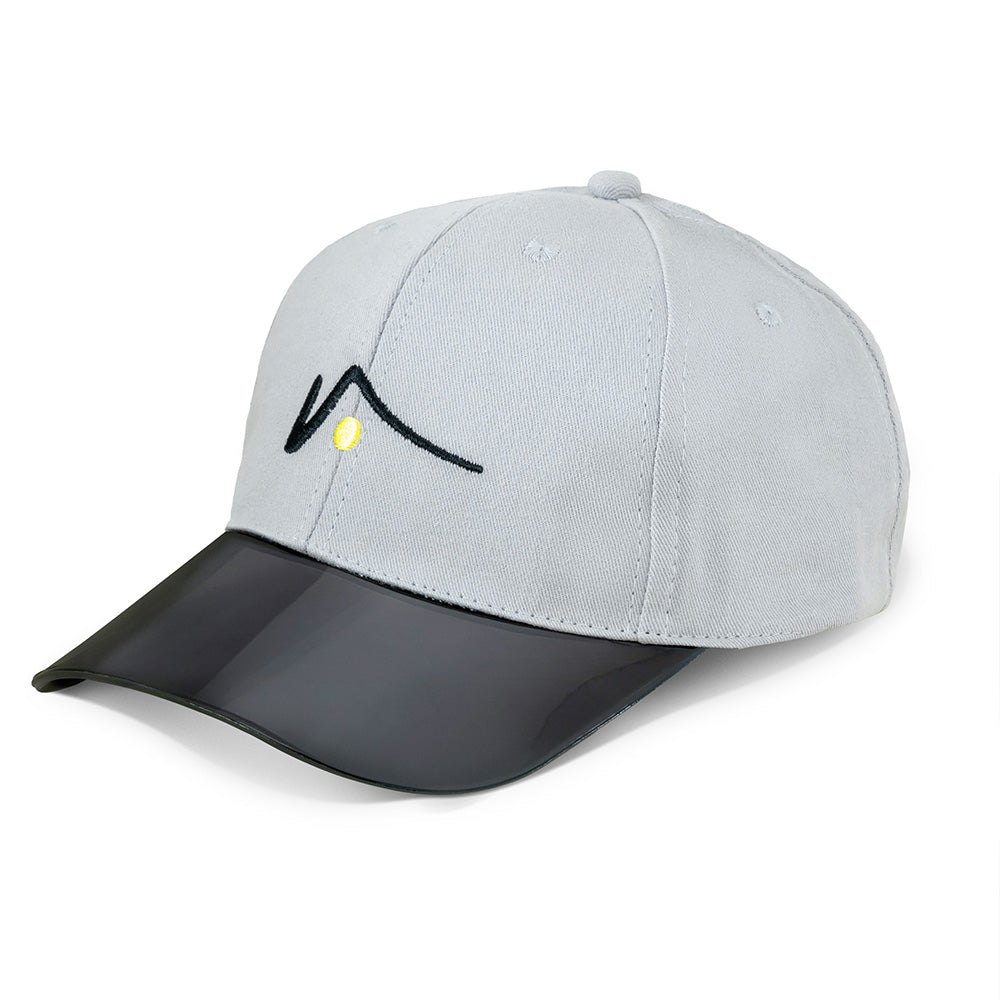 
                  
                    Gray Structured Sports Cap with Transparent  UV Brim by Visto Visors
                  
                