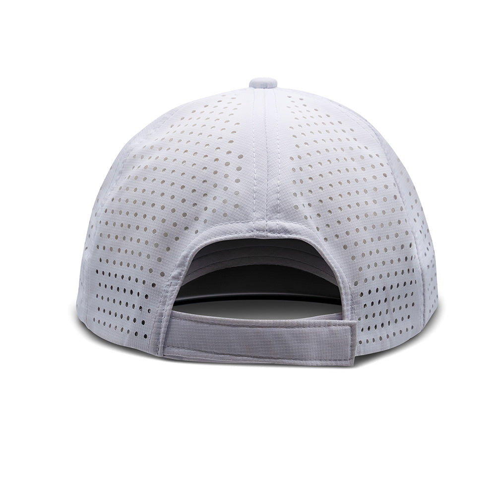 
                  
                    White Structured Nylon Mesh Hat With Transparent UV Brim by Visto Visors
                  
                