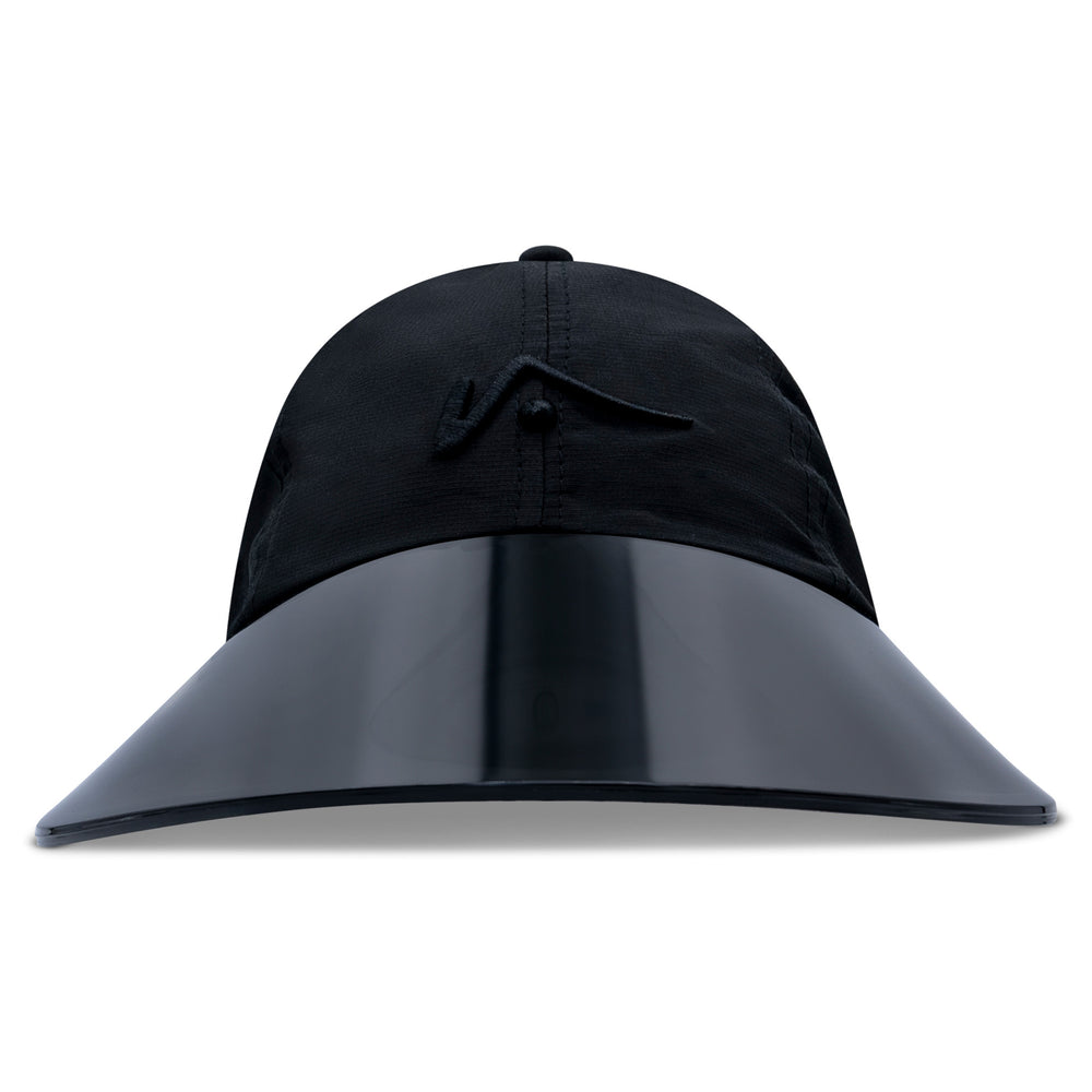 Black Wide Brim Transparent Hat By Visto Visors